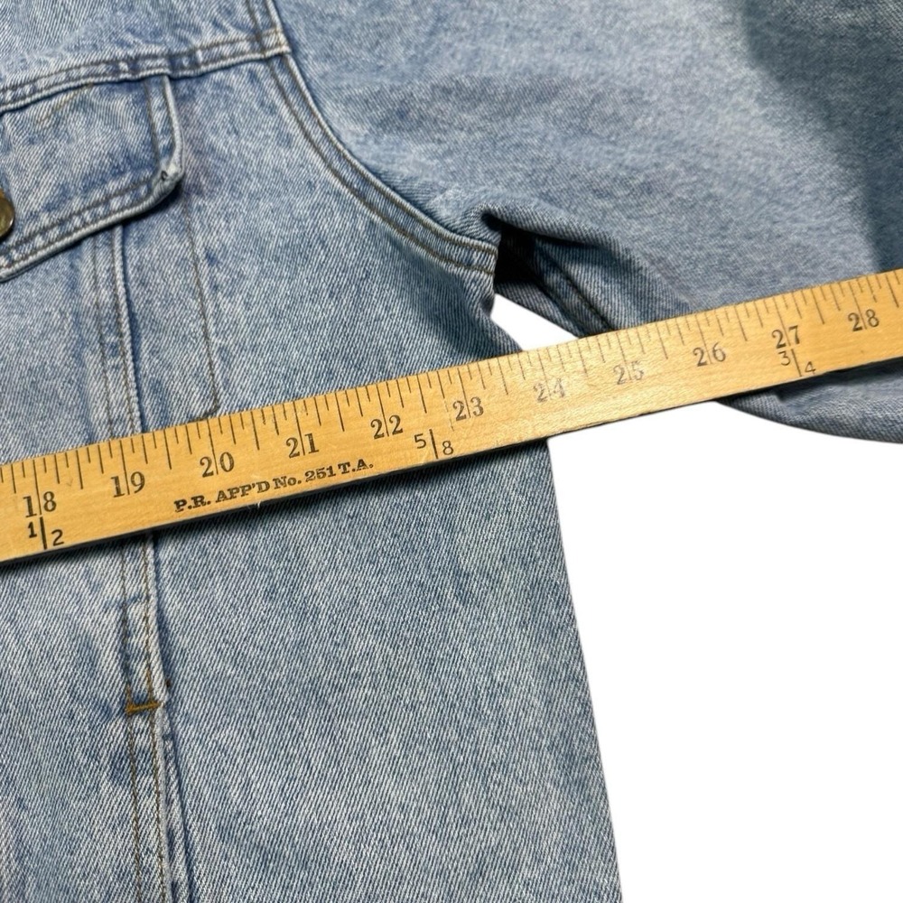 VTG Hard Rock Cafe Denim Jacket London Size L Great 100% Cotton Amazing Shape - Picture 4 of 9